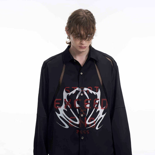 Camisa de Satén con Detalles Calados para Hombre - Primavera - Image 7