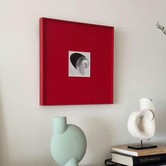 Cuadro Decorativo Minimalista Rojo para Sala de Estar - Arte Moderno Nórdico