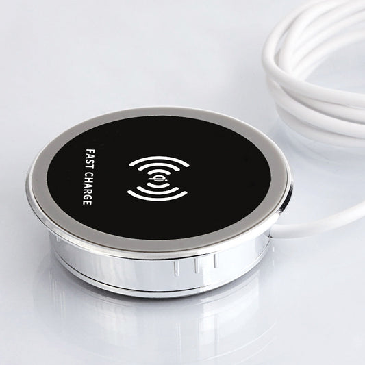 Cargador Inalámbrico Rápido de Escritorio para Smartphones