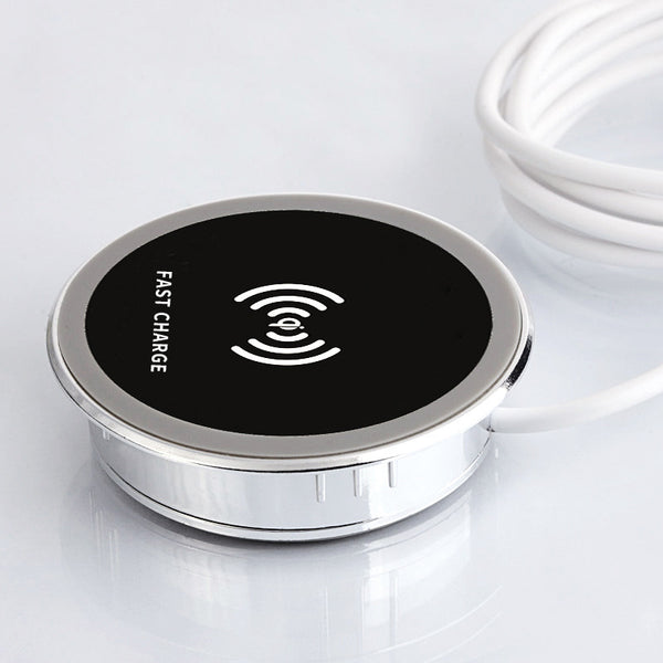 Cargador Inalámbrico Rápido de Escritorio para Smartphones