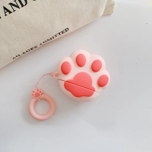 Funda Protectora de Silicona para Audífonos Diseño Patita de Gato - Image 6