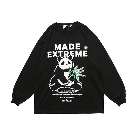 Sudadera Oversize con Estampado Panda - Mangas Largas - Image 2