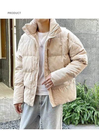 Chaqueta Acolchada de Algodón para Hombre - Estilo Deportivo y Casual - Image 18