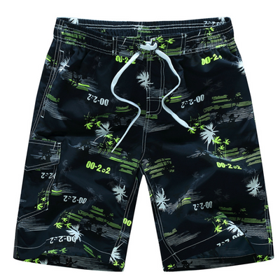 Shorts de Playa Holgados con Estampado de Palmeras y Rayas - Image 6