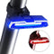 Luz Trasera LED Roja y Azul USB para Bicicleta de Montaña