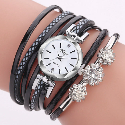 Reloj de Pulsera Cuarzo con Cristal Mineral