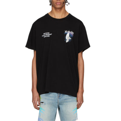 Playera Paloma de Paz Arcoíris con Estampado de Letras