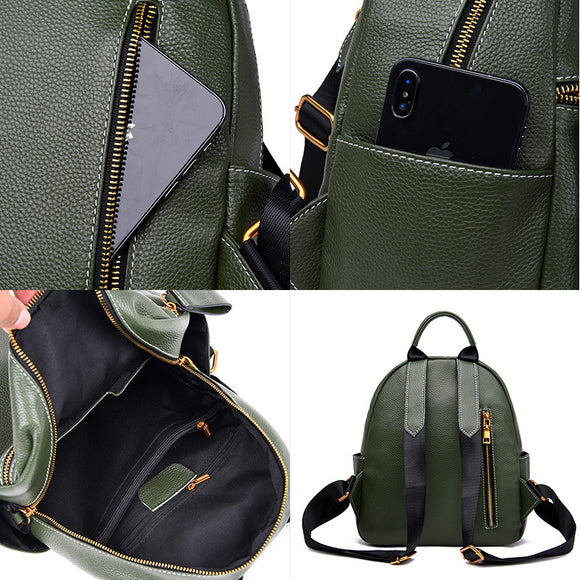 Mochila de Cuero para Mujer Versátil y Elegante