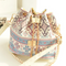 Bolso de Lona con Estampado Étnico y Cadena Ajustable