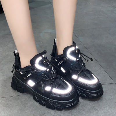 Zapatillas de Running para Mujer Coreanas Terciopelo Viento - Image 10