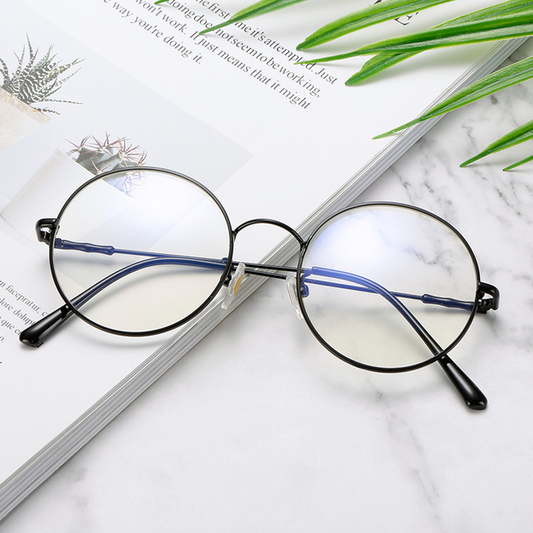Gafas Redondas con Filtro Luz Azul