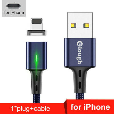 Cable Magnético 3 en 1 Trenzado Compatible con Apple - Image 6