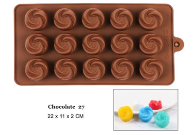 Molde de Silicona para Chocolate 29 Formas - Herramientas Antiadherentes para Repostería - Image 13