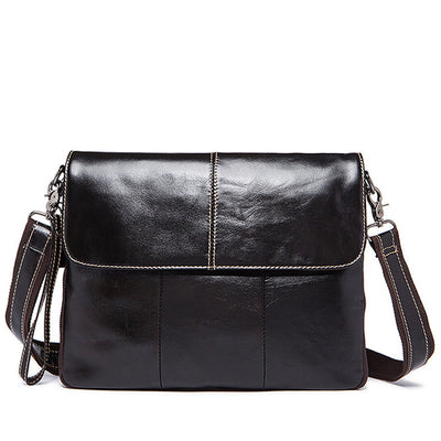 Bolsa de Hombro Ejecutiva con Solapa para Hombre - Image 12
