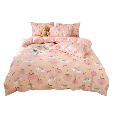 Juego de Sábanas de Franela Coral Velvet 4 Piezas - Algodón Suave para Cama Individual - Image 12