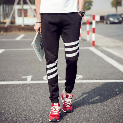 Pantalones Deportivos Hombre Estilo Coreano Ajuste Entallado Talla Grande - Image 8