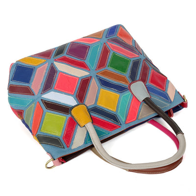 Bolso de Cuero Genuino Cosido a Mano - Image 6