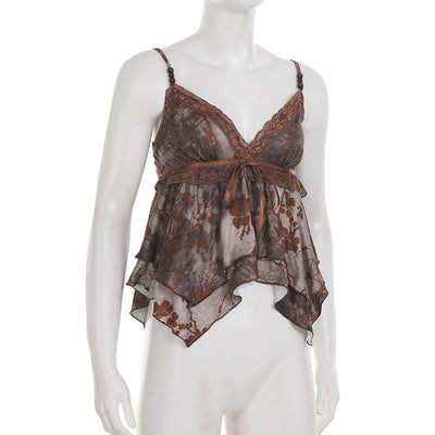 Vestido Retro Cuello V Cintura Marcada Diseño Asimétrico - Image 19