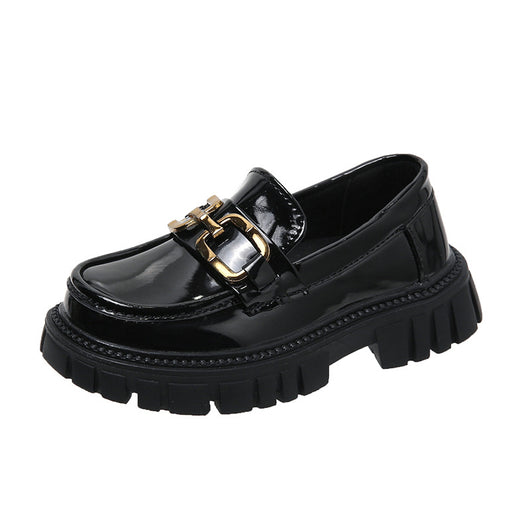 Zapatos Infantiles Formales Estilo Inglés con Suela Gruesa - Image 5