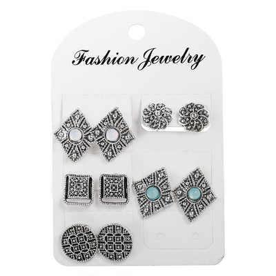 Juego de 5 Pares de Aretes Versátiles - Image 5