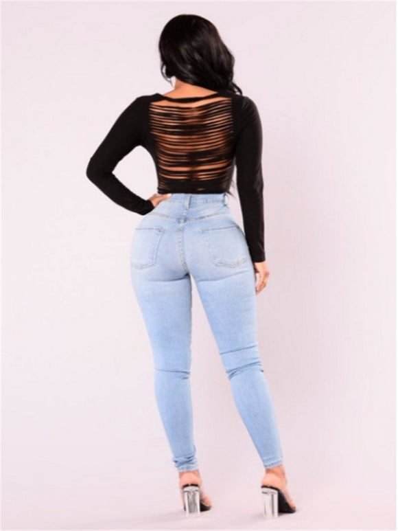 Pack de Jeans Hip Azules Talla Grande