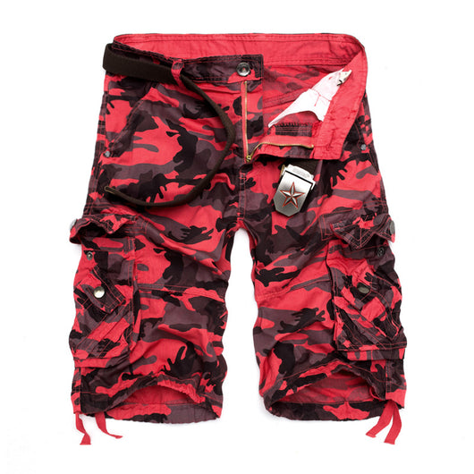 Shorts de Trabajo Holgados con Estampado Camuflaje - Image 6