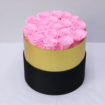 Caja de Regalo Navideña con Rosas Preservadas Hug Bucket - Image 23