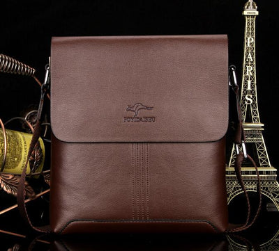 Bolsa Mensajera de Cuero Genuino para Hombre - Image 8