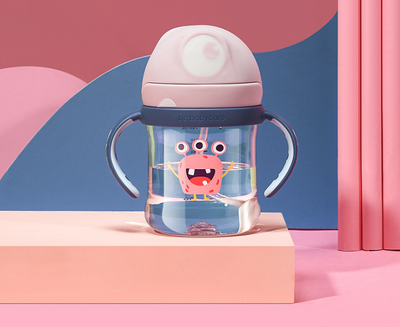 Vaso Infantil 240ml con Popote Anti-Asfixia Diseño Adorable - Image 15
