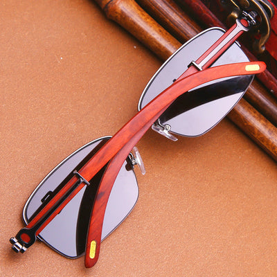 Gafas de Sol con Patillas de Madera Cristal - Image 13