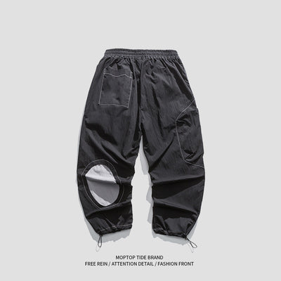 Pantalones Cargo Holgados para Hombre con Bolsillos Grandes y Costuras Reforzadas - Image 4