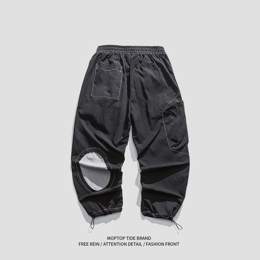 Pantalones Cargo Holgados para Hombre con Bolsillos Grandes y Costuras Reforzadas - Image 4