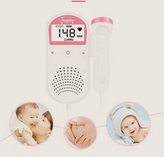 Monitor de Frecuencia Cardíaca Fetal para Casa - Detector de Latidos del Bebé - Image 3