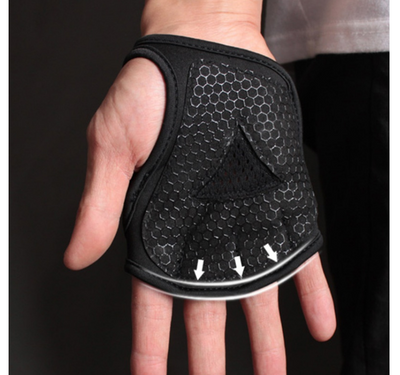 Guantes de Levantamiento con Dedos Abiertos - Protección Transpirable para Gym