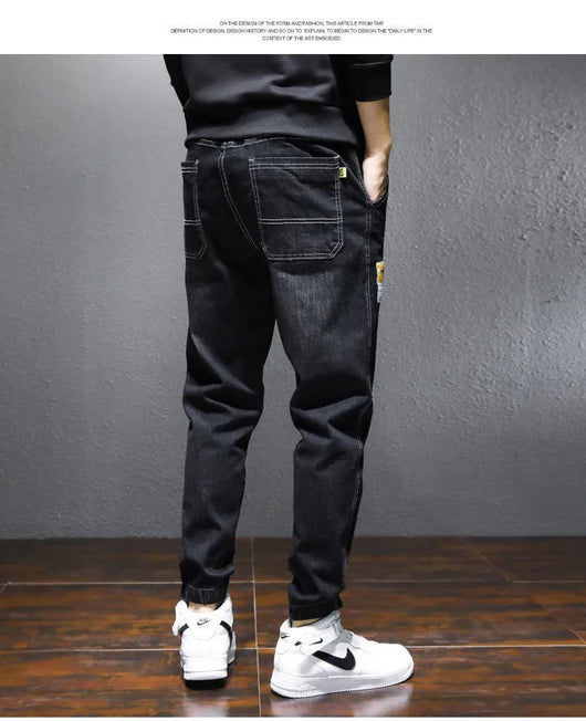 Pantalones Cargo Holgados con Tobillera para Hombre - Estilo Harlan Cropped - Image 10