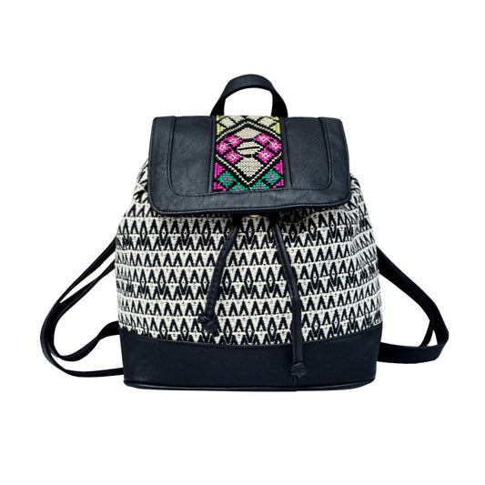 Mochila Bordada con Rayas - Image 2