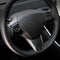 Set de 3 Piezas Decorativas para Volante Tesla Model 3 con Logo