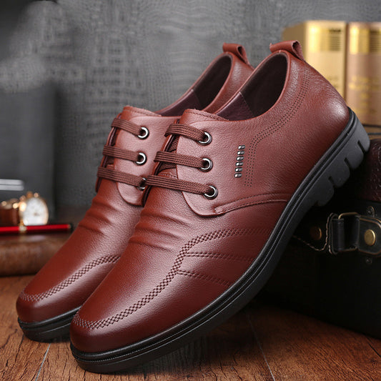 Zapatos de Cuero para Hombre Estilo Business Casual con Cordones Transpirables - Image 2