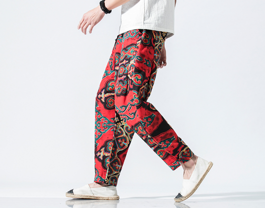 Pantalón Tradicional Chino de Cintura Alta con Detalle de Linterna - Image 15