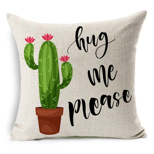 Funda de Almohada Decorativa con Letras en Blanco y Negro - Image 22