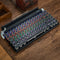 Teclado Mecánico Retro Dot Estilo Máquina de Escribir