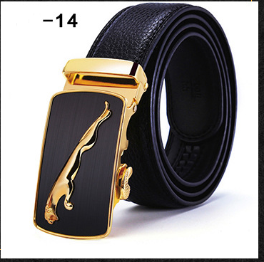 Cinturón de Cuero Ejecutivo para Hombre con Hebilla Automática de Dos Capas - Image 9