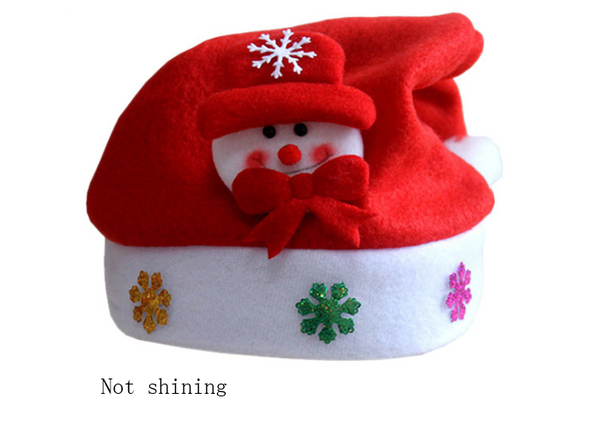 Gorro Navideño Luminoso con Apliques de Dibujos Animados - Image 6
