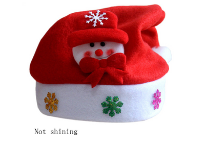 Gorro Navideño Luminoso con Apliques de Dibujos Animados - Image 6
