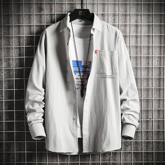 Polera Manga Larga Urban Tide para Hombre - Casual y Versátil