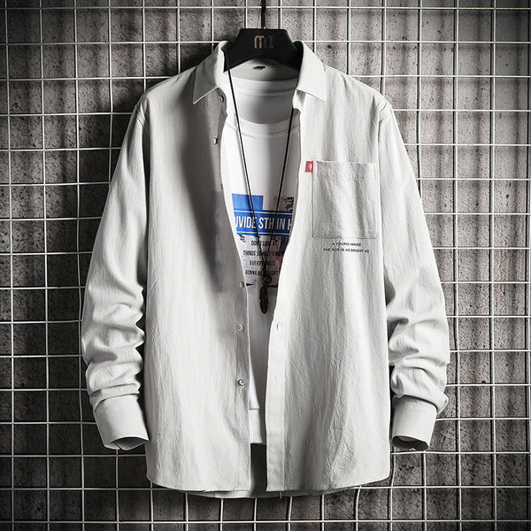 Polera Manga Larga Urban Tide para Hombre - Casual y Versátil
