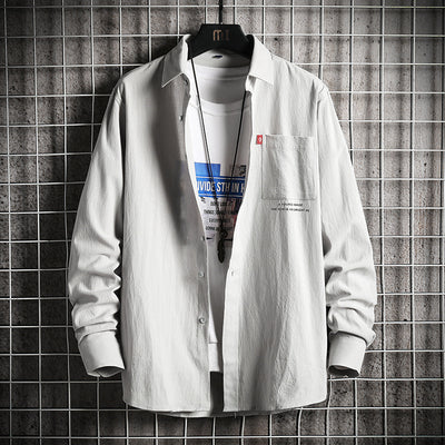 Polera Manga Larga Urban Tide para Hombre - Casual y Versátil