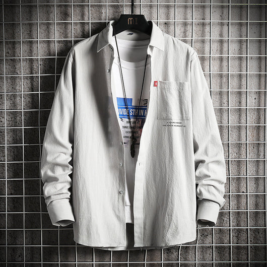Polera Manga Larga Urban Tide para Hombre - Casual y Versátil