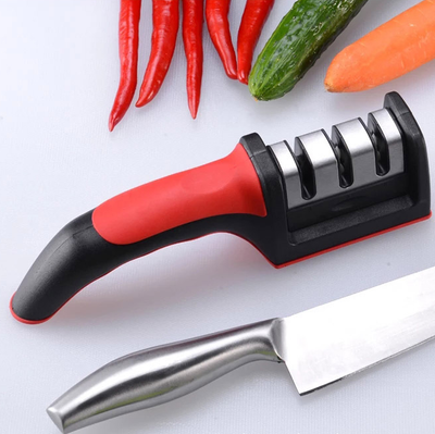 Afilador de Cuchillos de Cocina Profesional de 3 Etapas