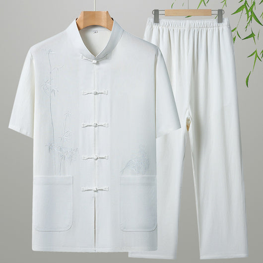 Conjunto de Descanso en Algodón para Abuelos - Cómodo y Elegante - Image 8